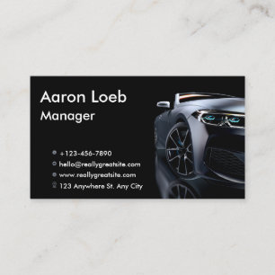 Auto Detailing Cleaning Auto Repair QR Code Business Card