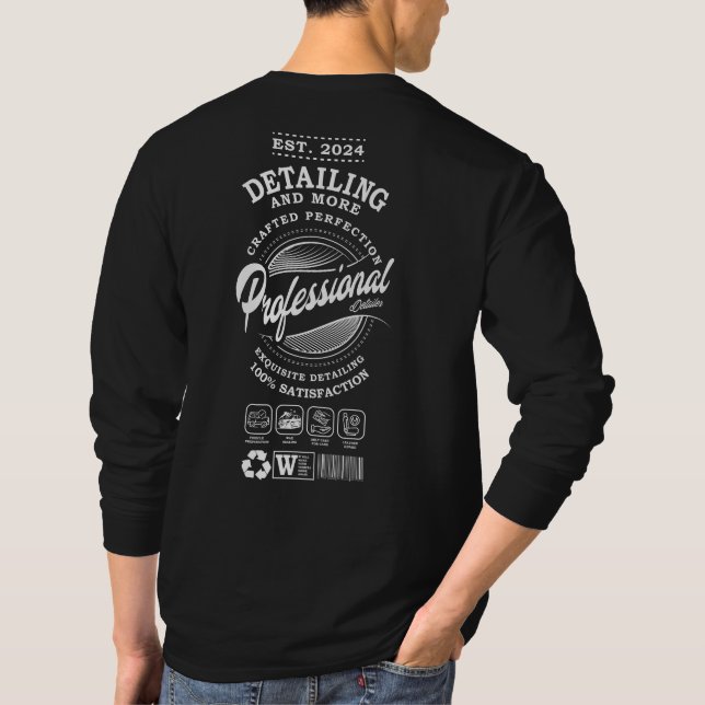 AUTO DETAILING, CORPORATE T-SHIRT (Back)