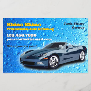 Auto Detailing Flyer