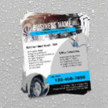 Auto Detailing Power Washer Professional Cleaning Flyer<br><div class="desc">Auto Detailing Professional Car Wash Cleaning Service Flyers.</div>