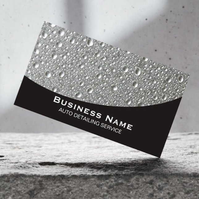 Auto Detailing Pressure Washing Cleaning Service Business Card (Creator Uploaded)