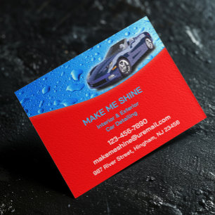 Auto Detailing Water Drops Flyer