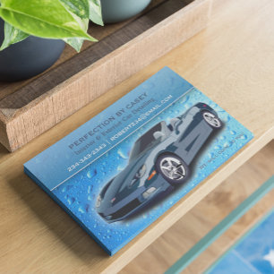 Auto Detailing Water Drops Flyer