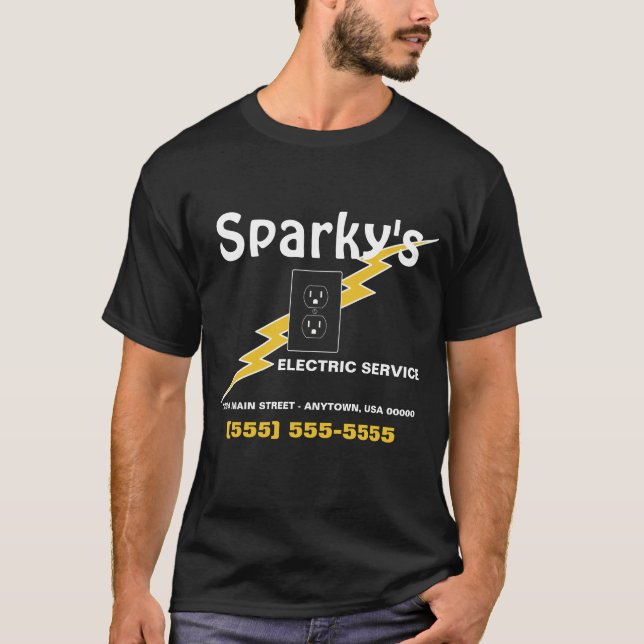 Auto Electric Repair T-Shirt (Front)