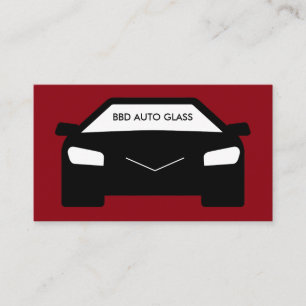 Auto Glass And Tinting Business Card