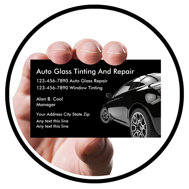 Auto Glass Business Cards (Creator Uploaded)