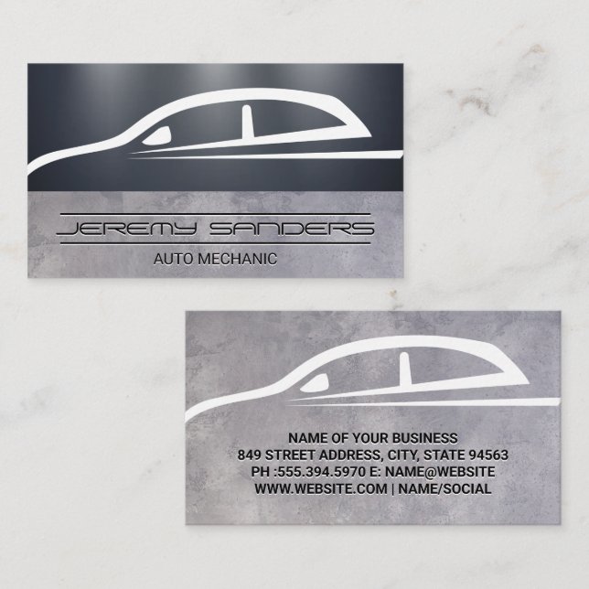 Auto Industry Business Card (Front/Back)