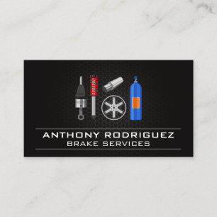 Auto Mechanic Car Parts Business Card