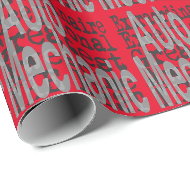 Auto Mechanic Extraordinaire Wrapping Paper (Roll Corner)