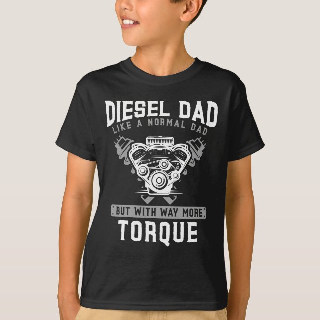Auto Mechanic Father Repairman Dad Automobile T-Shirt (Front)