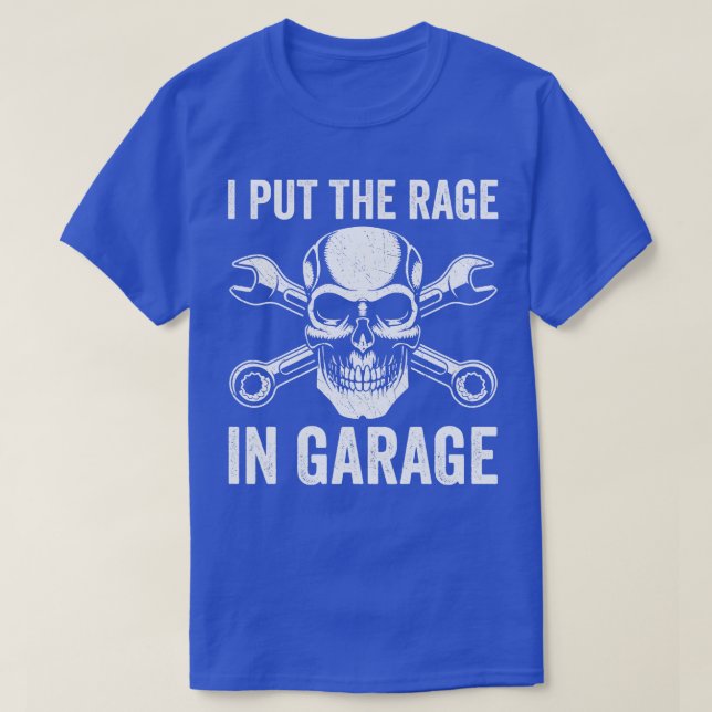 Auto Mechanic Funny Garage Fix Cars Mechanic Tools T-Shirt (Design Front)