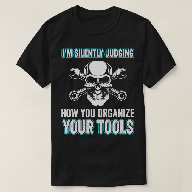 Auto Mechanic Funny Garage Fixing s Mechanic Tools T-Shirt (Design Front)