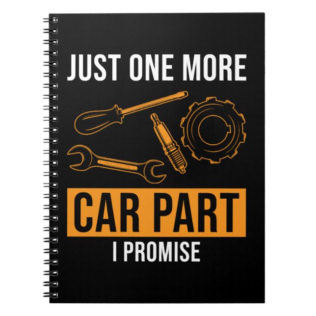 Auto Mechanic Gift Notebook (Front)