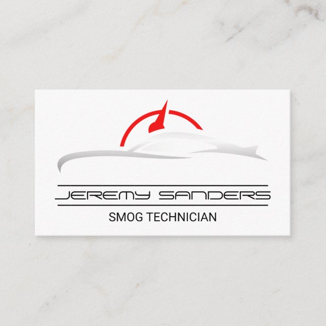 Auto Modern Logo | Car Services Business Card (Front)