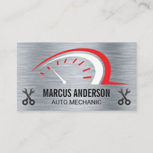 Auto Odometer Gauge Wrenches Business Card