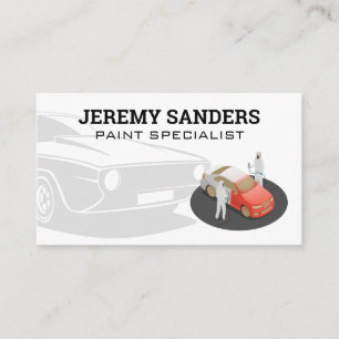 Auto Paint Specialist   Auto Garage Business Card