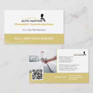 Auto Paint Workshop   Professional Business Card
