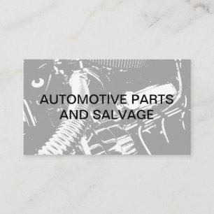 Auto Parts And Salvage Business Card