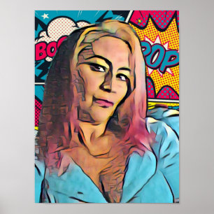 Auto Portrait Pop Art Poster
