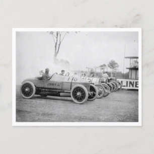 Auto Races at Benning, Md. Postcard