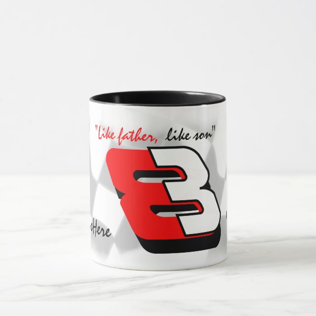 Auto Racing - Chequered Flag Mug (Center)