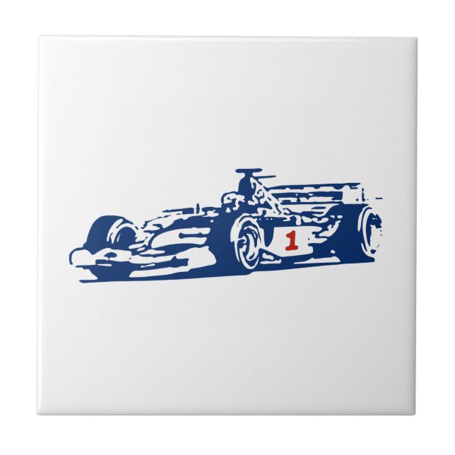 Auto Racing Cool Design Tile (Front)