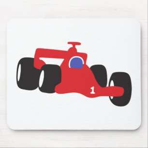 Auto Racing illustration printed on t-shirts Mouse Pad