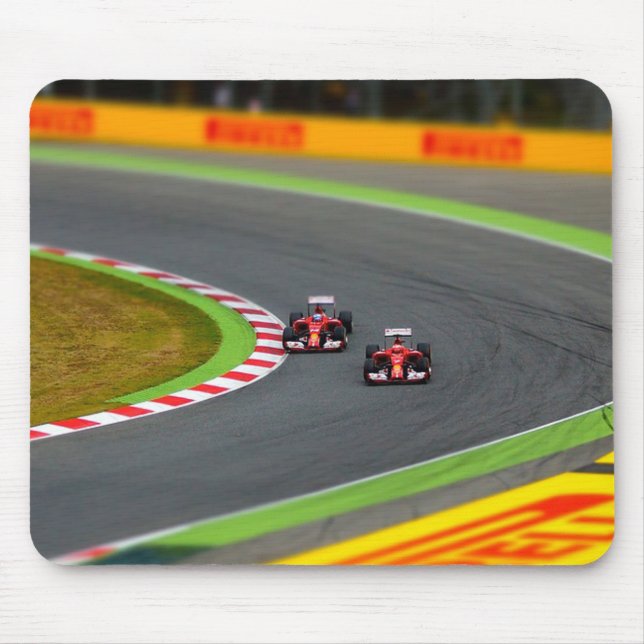 Auto Racing Mouse Pad (Front)