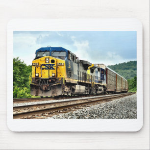 Auto Rack Train Mouse Pad