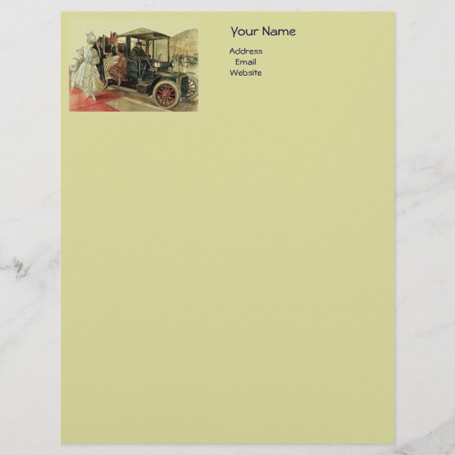 AUTO REPAIR- AUTOMOTIVE CUSTOMIZED LETTERHEAD (Front)