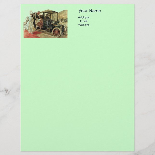 AUTO REPAIR- AUTOMOTIVE PERSONALIZED LETTERHEAD (Front)