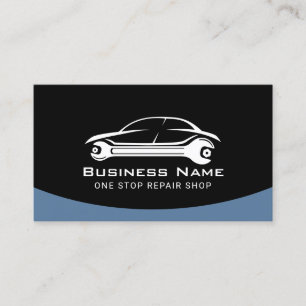 Auto Repair Automotive Professional Car Mechanic Business Card