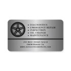 Auto repair professional mechanic silver metal