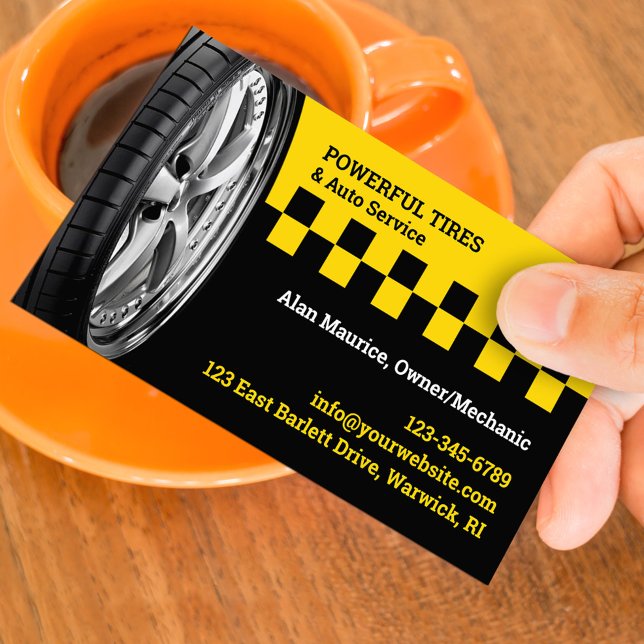 Auto Repair Shop Business Card Template (Creator Uploaded)