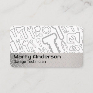 Auto Repair Shop   Mechanic   Car Care Business Card