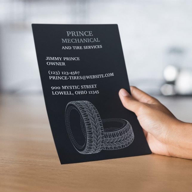 Auto Repair Tire Service Flyer Template (Creator Uploaded)