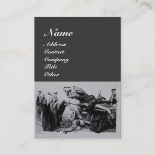 AUTO RESTORATION , AUTOMOTIVE, car repair garage Business Card