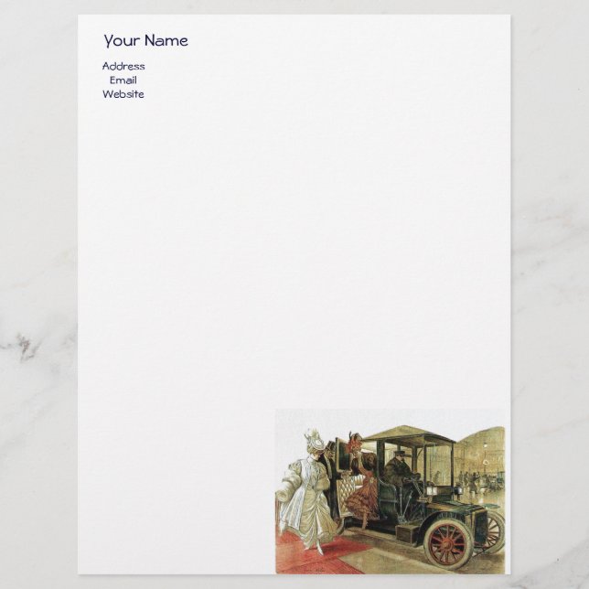 AUTO RESTORATION- AUTOMOTIVE CUSTOMIZED LETTERHEAD (Front)