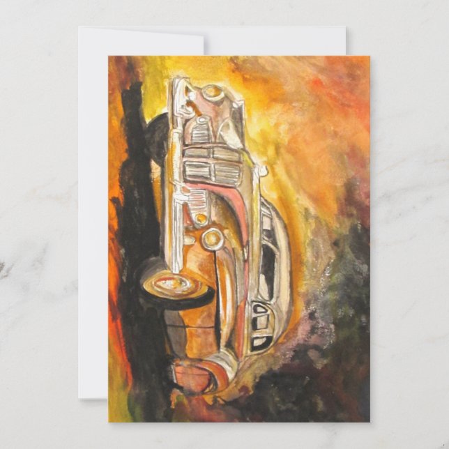 auto retro card (Front)