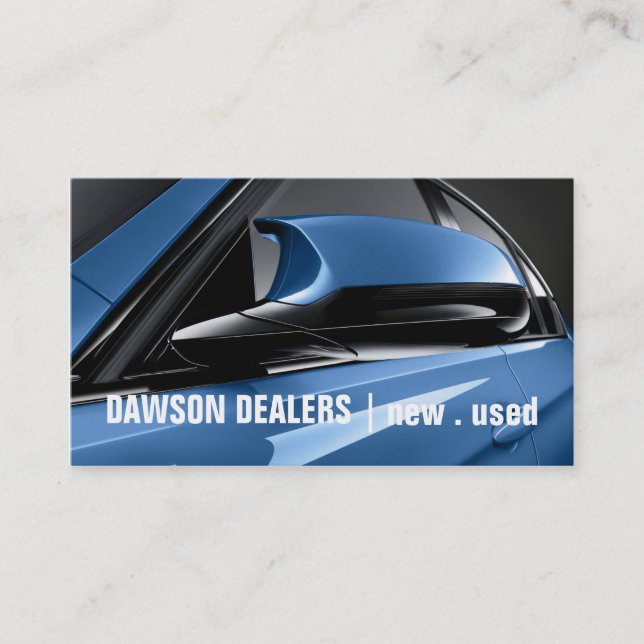 Auto Sale, Dealers, Cars Business Card (Front)