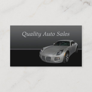 Auto Sales and Service Business Card