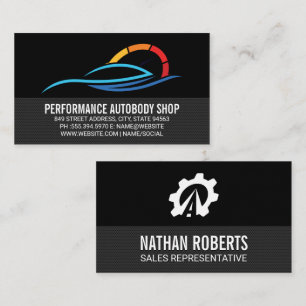 Auto Service Logo Car Care Business Card