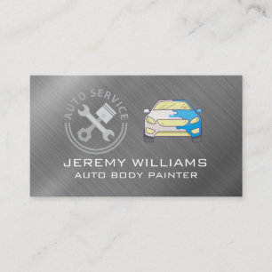 Auto Service Parts and Services Technician Business Card