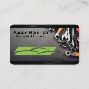 Auto Services Care Mechanic Hand Tools Business Card