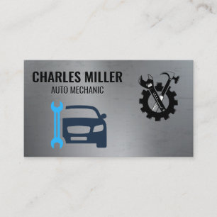 Auto Services Wrench Mechanic Business Card