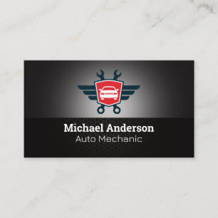 Auto Services Wrenches Mechanic Business Card