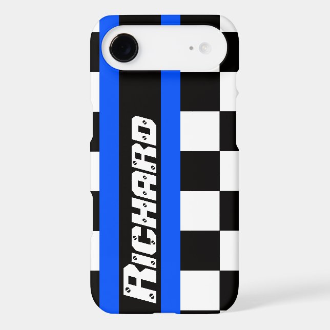 Auto sports chequered flag pattern name Case-Mate iPhone case (Back)