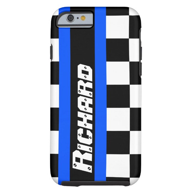 Auto sports chequered flag pattern name Case-Mate iPhone case (Back)