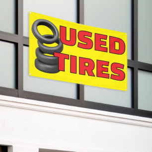 Auto Tire Shop Used Tires For Sale  Banner