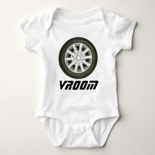Auto Tire/Wheel Baby Bodysuit